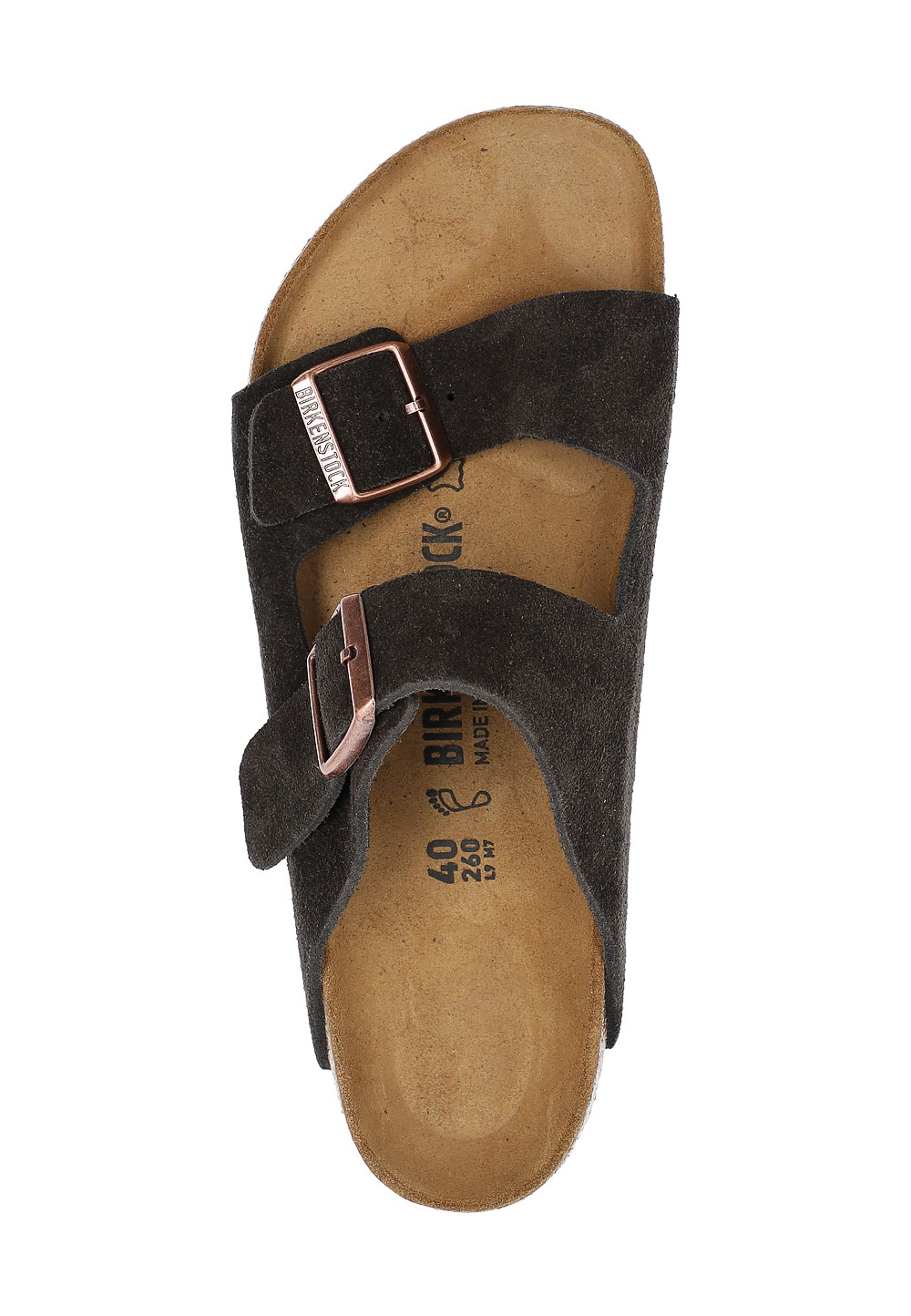 Sandalo unisex Birkenstock Arizona marrone scuro