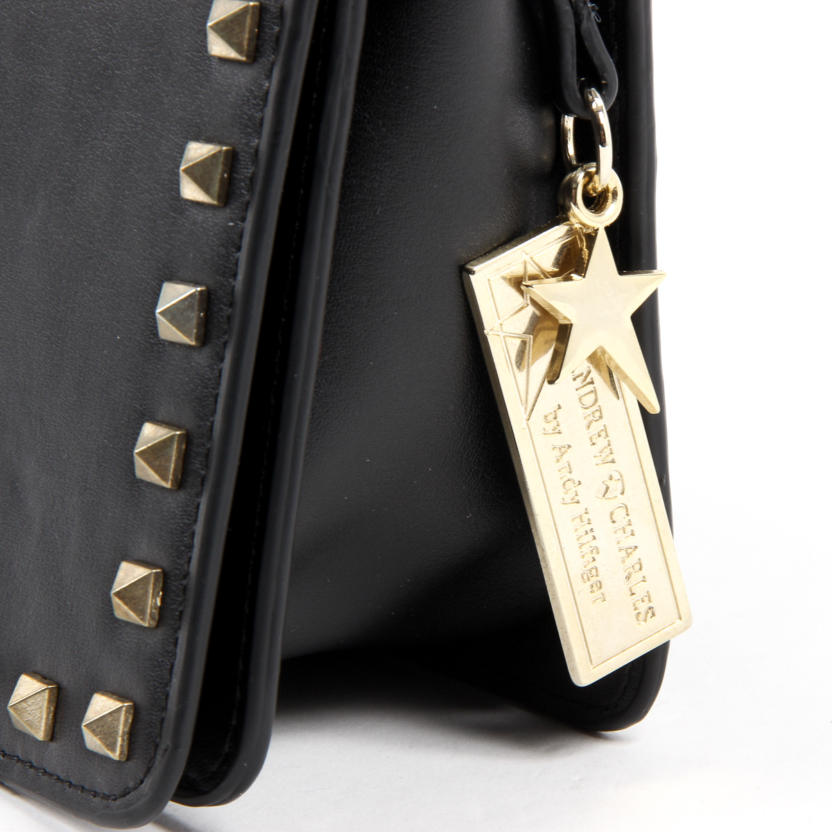 Borsa a mano da donna Andrew Charles nera PAIGE