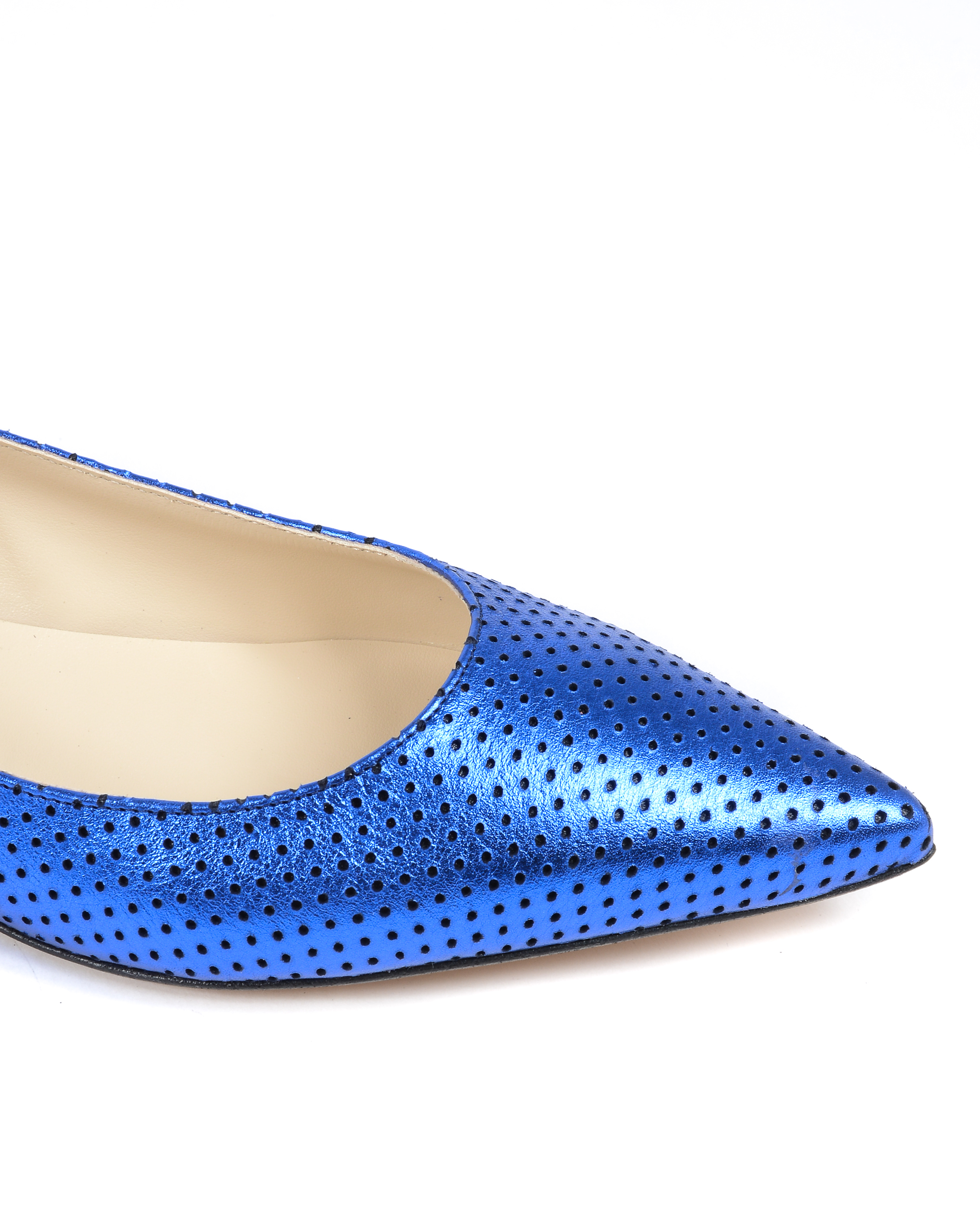 19V69 Italia Ballerina Donna Lamè Blu 4747 TRAF LAM BLU ELETTRICO
