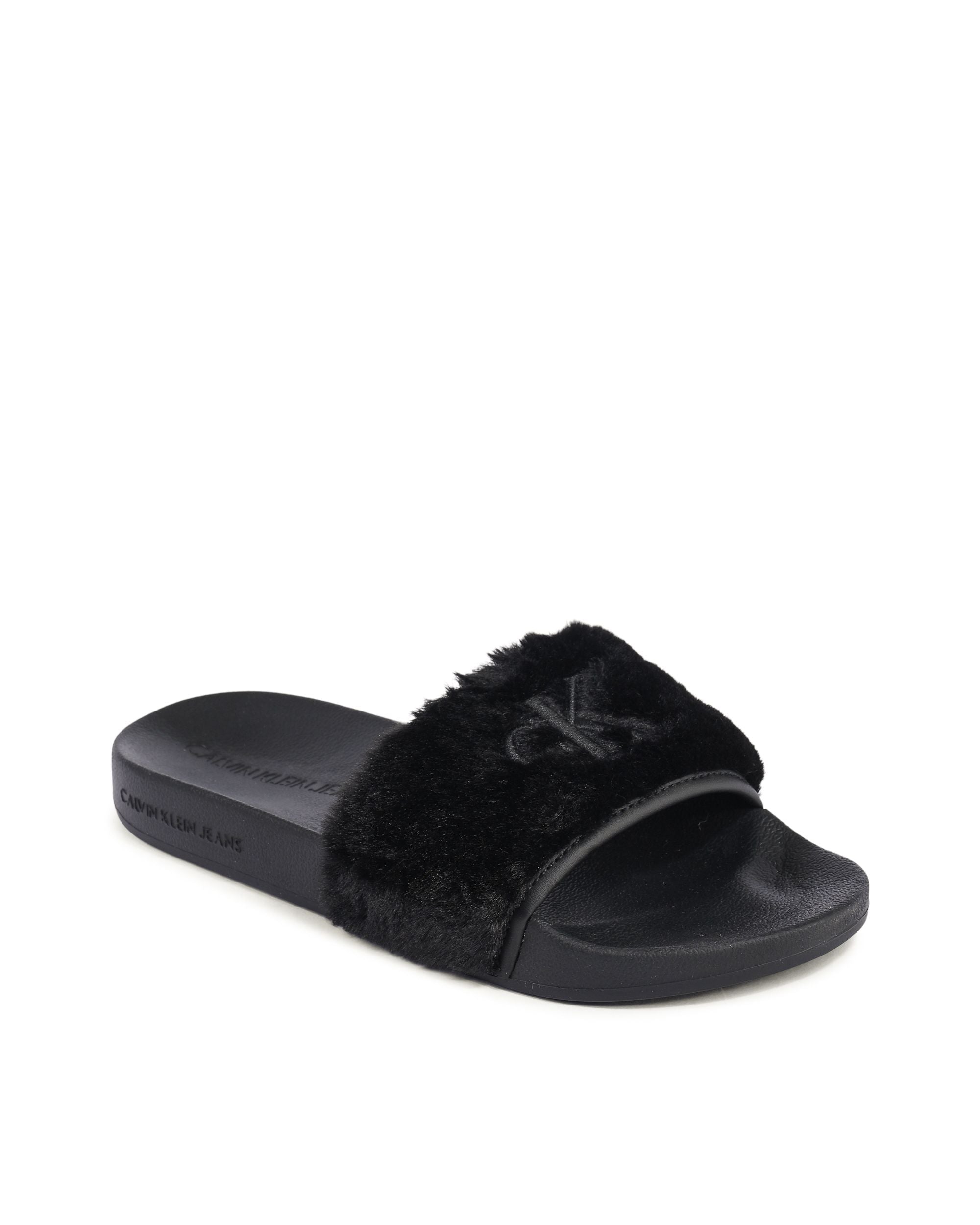 Calvin Klein Infradito da donna nero YW0YW00719BDS