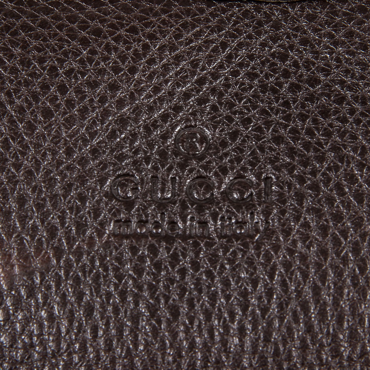 Gucci Borsa da donna in vitello morbido marrone scuro 246358 2140