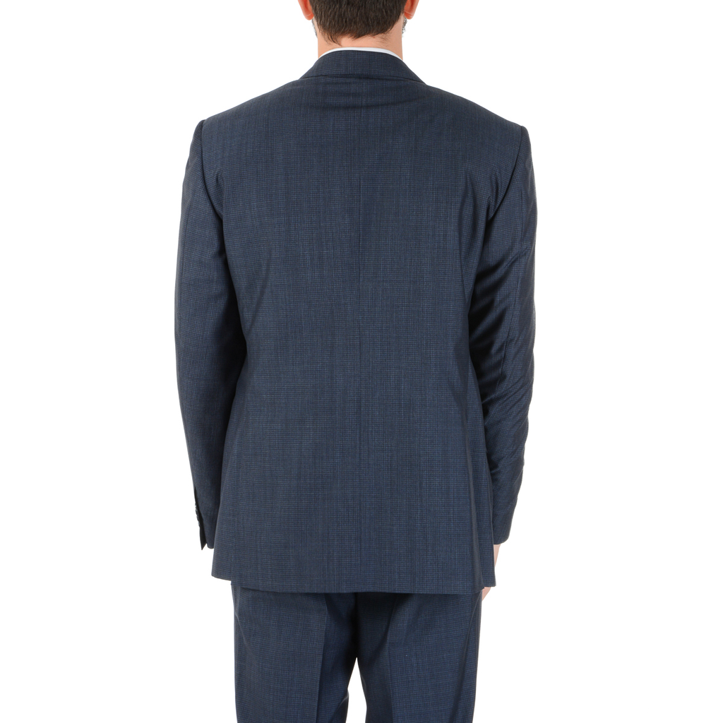 Abito da uomo Corneliani maniche lunghe blu scuro Super 130's