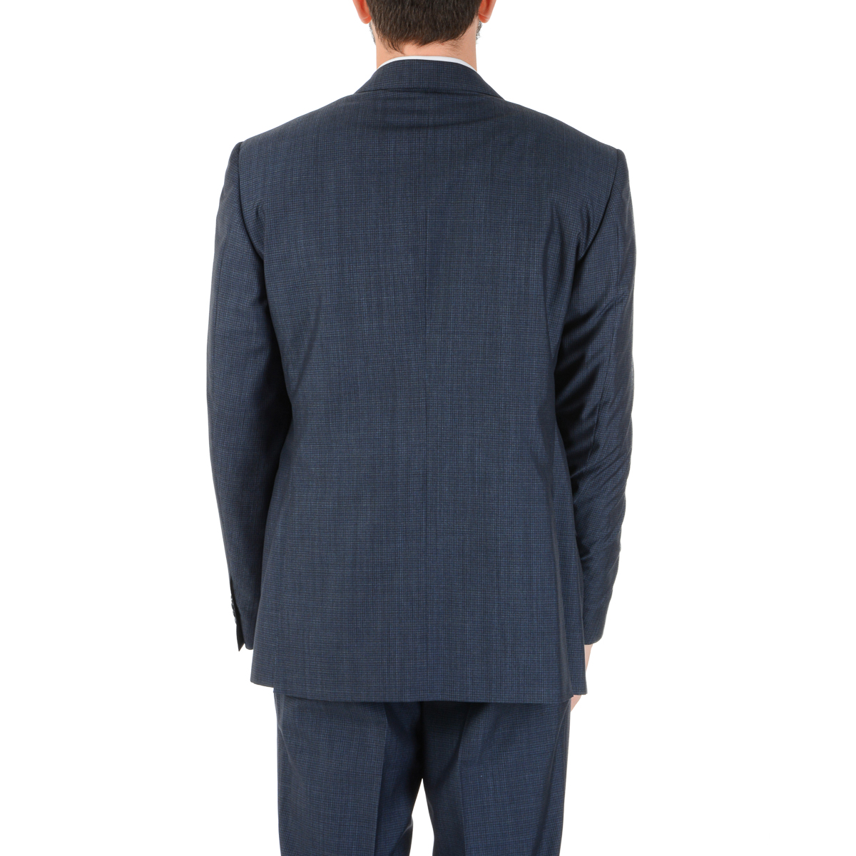Abito da uomo Corneliani maniche lunghe blu scuro Super 130's