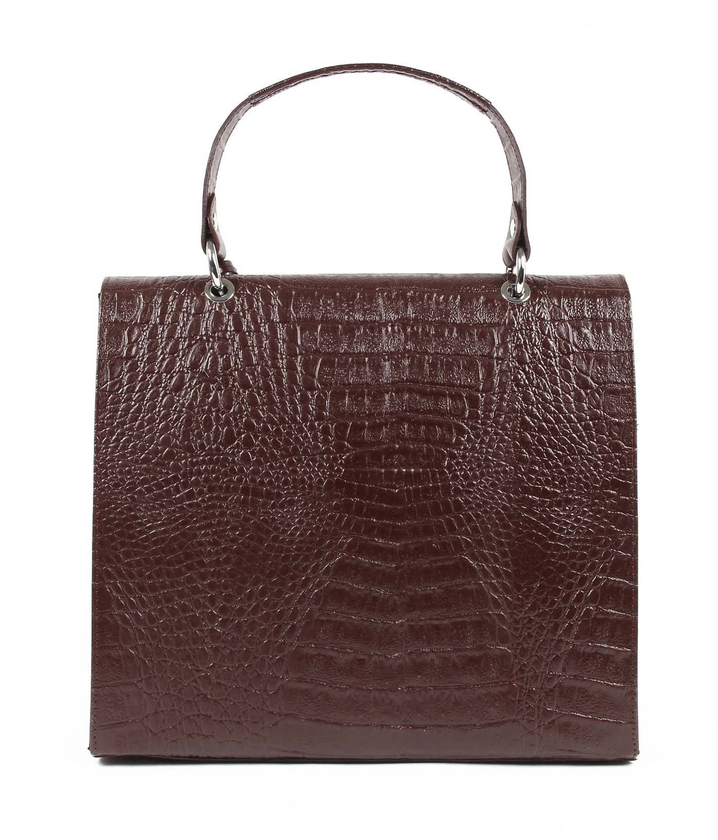 V 1969 Italia Borsa da donna ARC05 AGATA COCCO BORDEAUX
