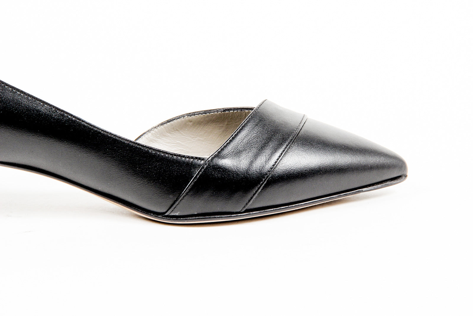 Kiton Donna Décolleté Aperte Lateralmente D39809 VIP NERO