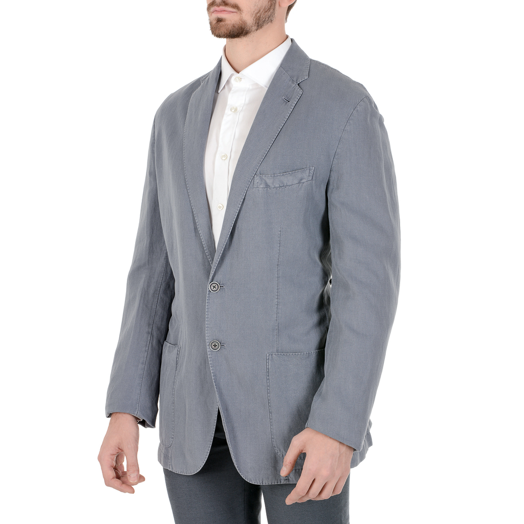 Corneliani Giacca Uomo Maniche Lunghe Azzurro Chiaro