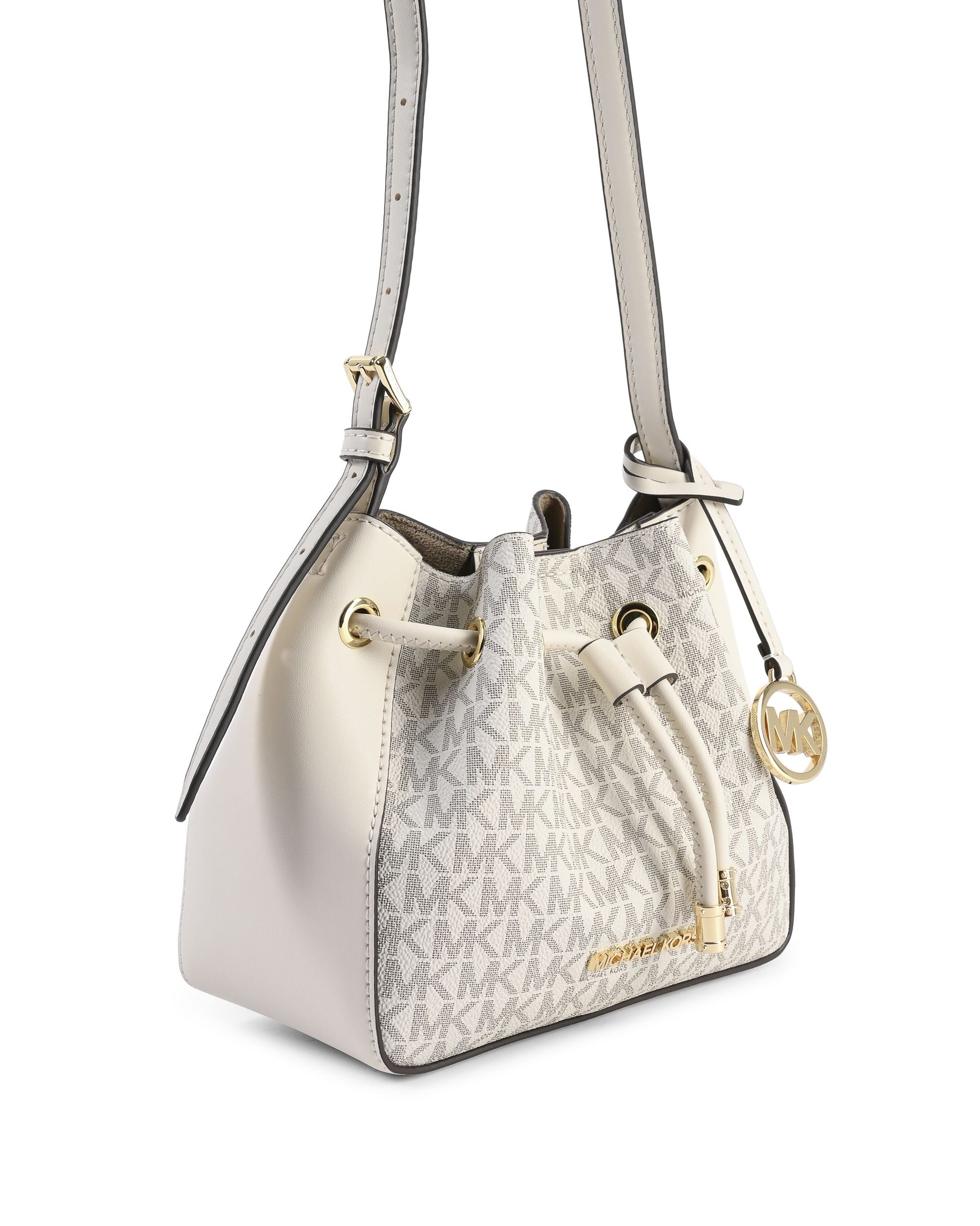 Borsa a tracolla piccola Michael Kors Bucket 35F2G8PM1B LT CREAM MULTI