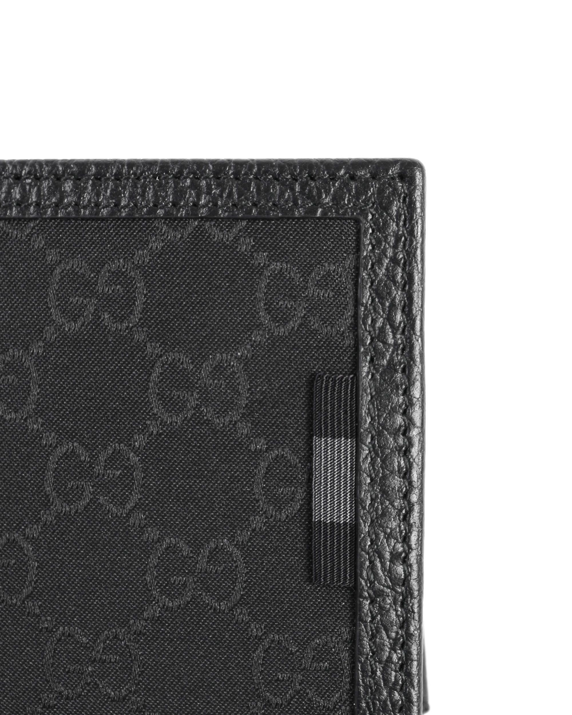 Portafoglio Gucci Monogram in tessuto e pelle 260987 BMJ1N 8615