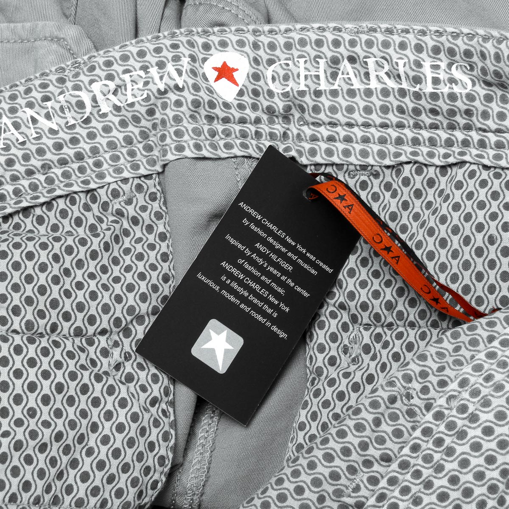 Pantaloncini da uomo Andrew Charles grigio chiaro JAKO
