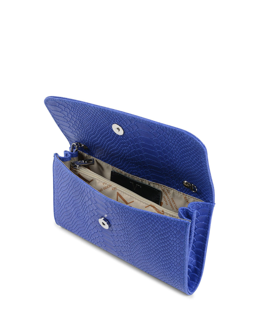 Borsa Donna V Italia Blu V1513 PITONE STAMPATO BLU