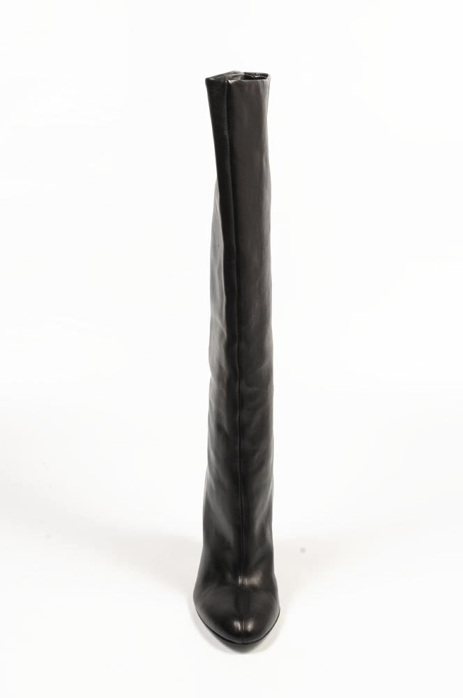 Stivale alto da donna Sebastian Milano S4588 VACCHETTA NAPPA NERO