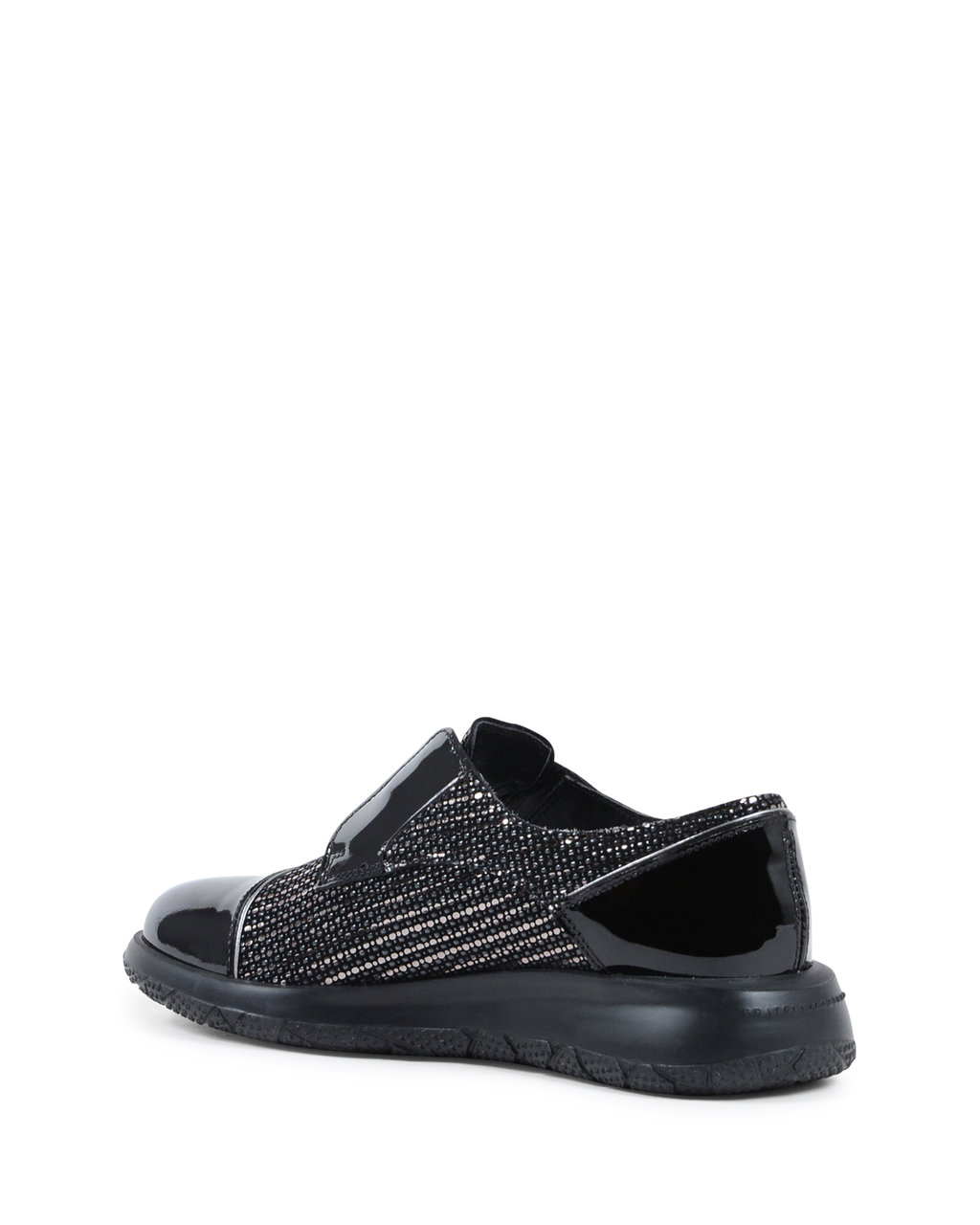 Sneaker Donna Fratelli Rossetti Nera 75685 SWING ARGENTO NERO