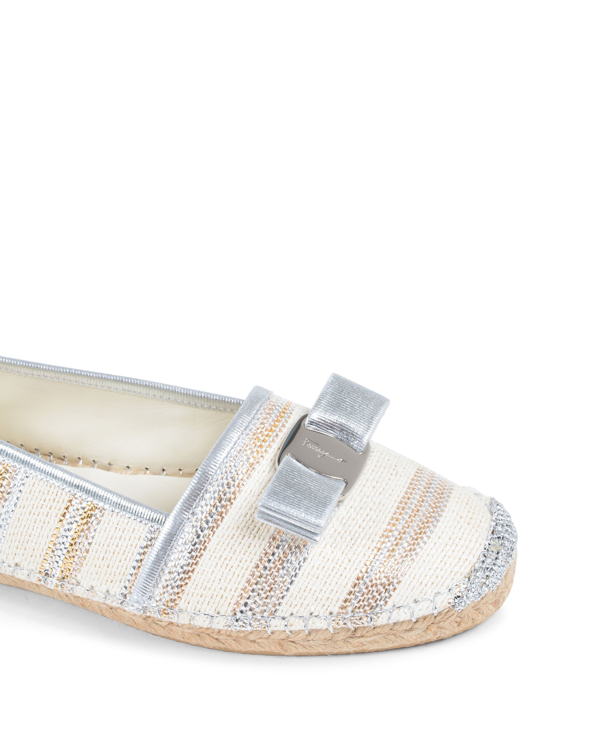 Espadrillas Donna Salvatore Ferragamo Crema ELODIE