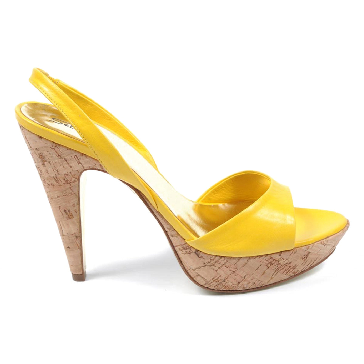 Sandalo donna Sebastian Milano S3112CA CAPRETTO GIALLO