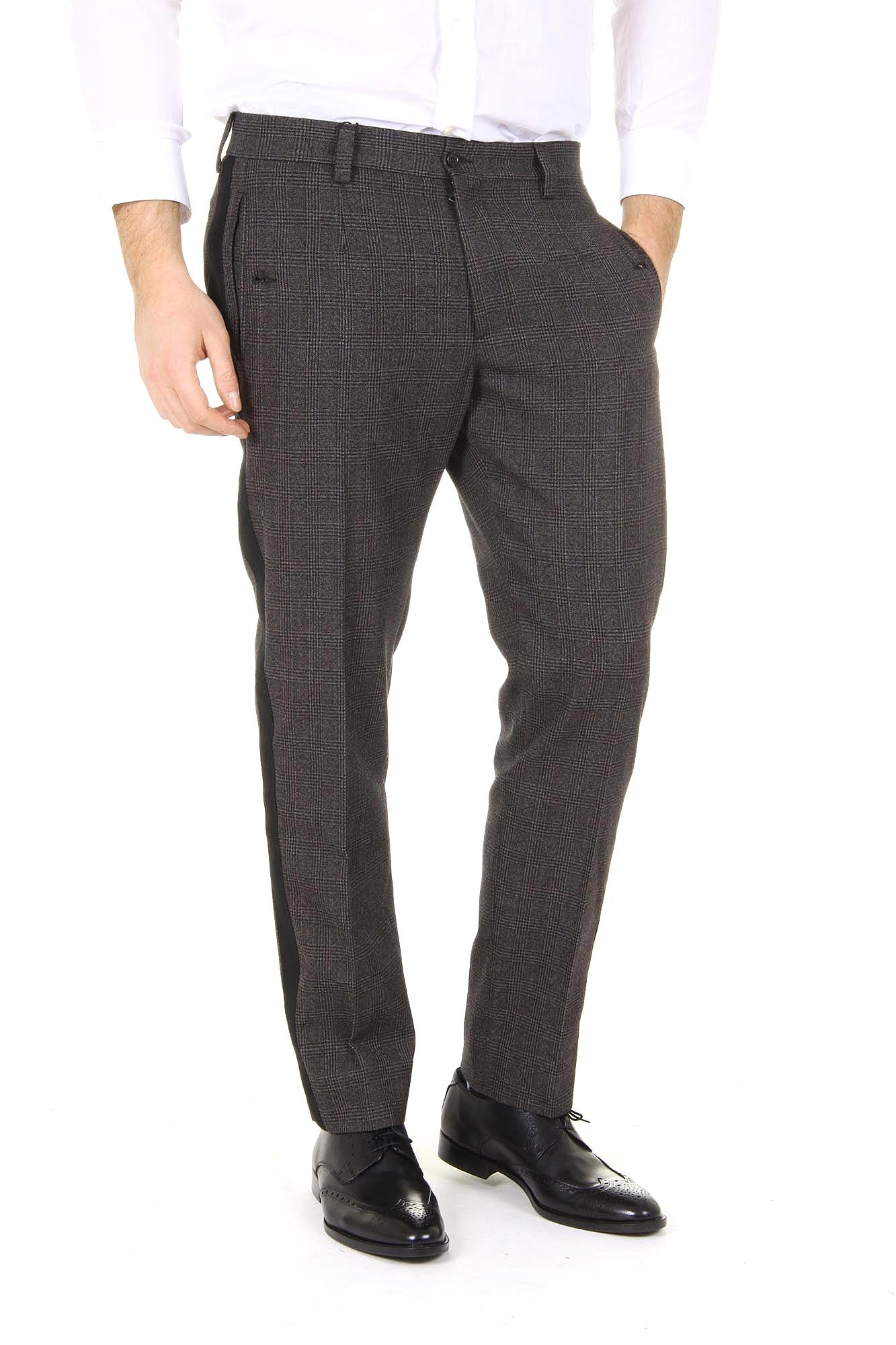 Pantaloni da uomo Dolce & Gabbana Lambretta lana vergine G4M6AX FQ3DX S8102