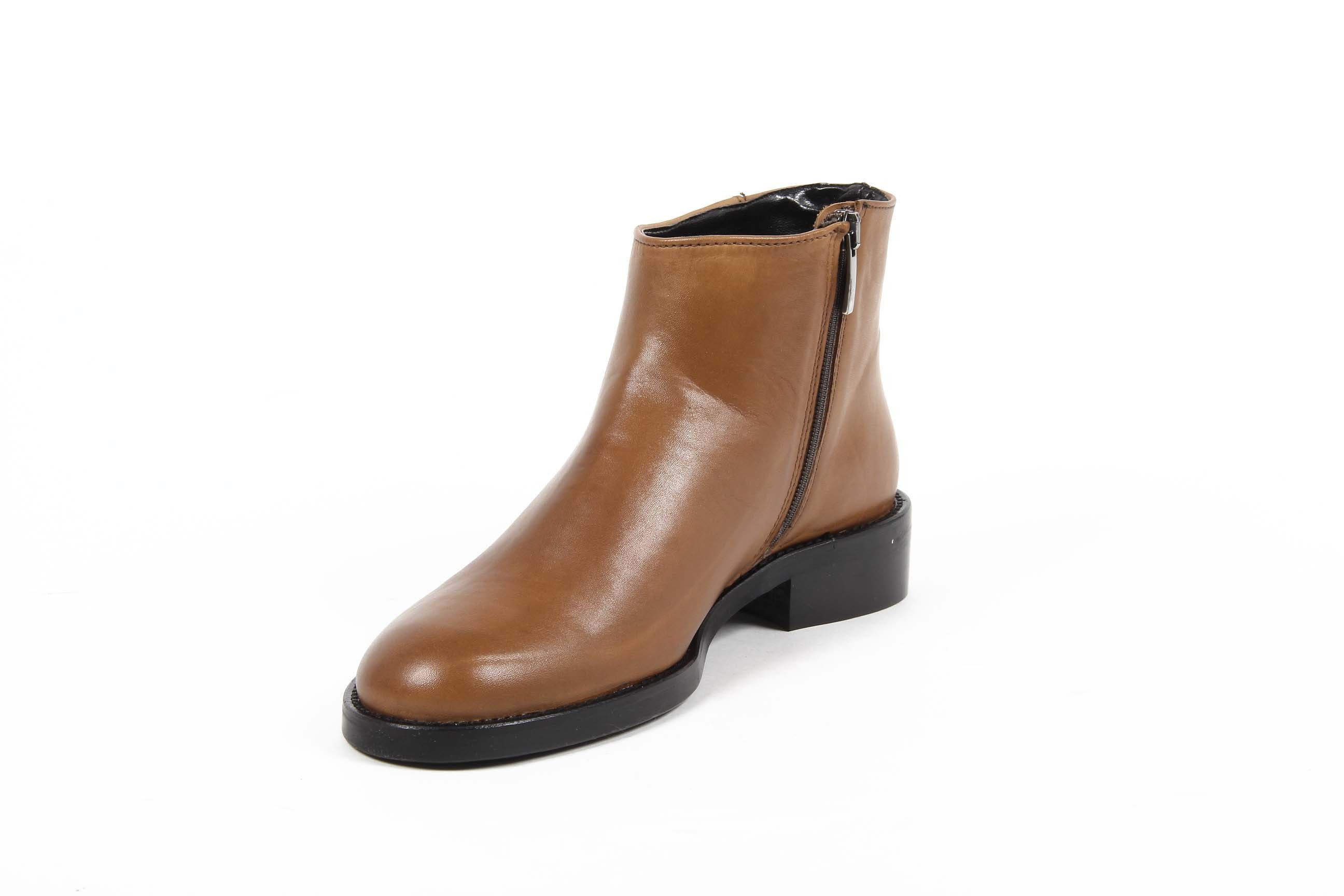 Stivaletto Donna V 1969 Italia C13 VITELLO CUOIO