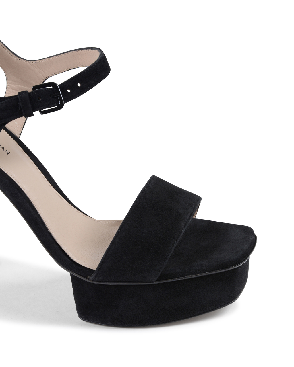 Sandalo da donna Stuart Weitzman nero SINGLEPLAT