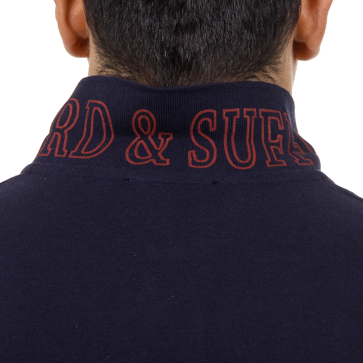 Polo da uomo a maniche corte Ufford & Suffolk Polo Club US005 BLU NAVY
