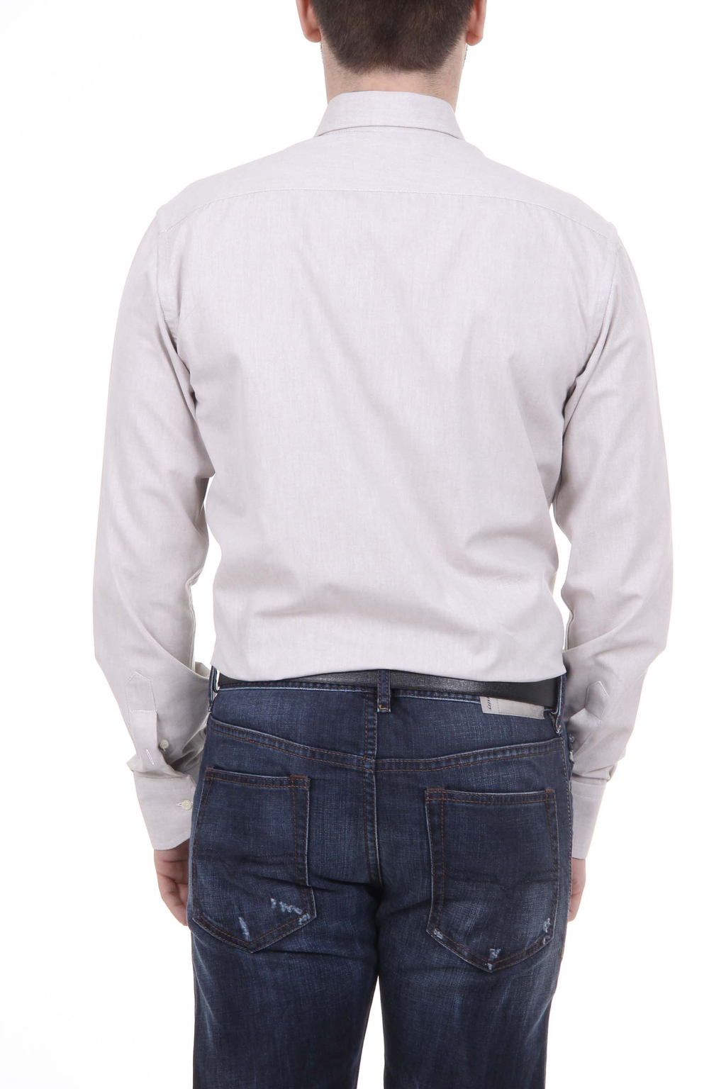 V 1969 Italia Mens Shirt Beige GIANLUCA