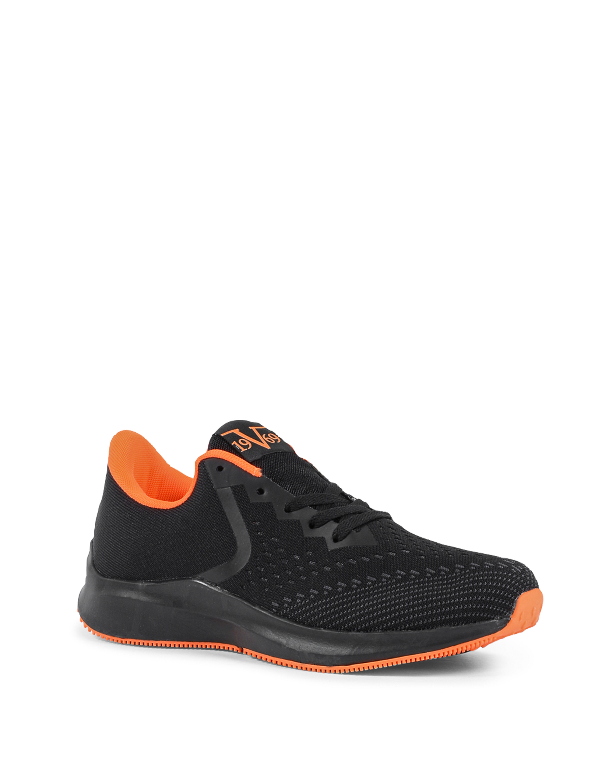 19V69 Italia Sneaker Uomo V032 NERO ARANCIO