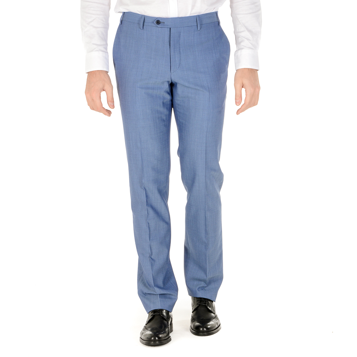 Corneliani Pantaloni Uomo Azzurro