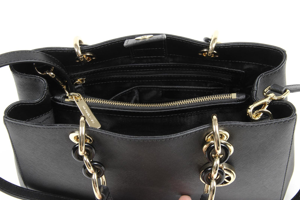 Borsa a mano Michael Kors Cynthia in pelle media da donna