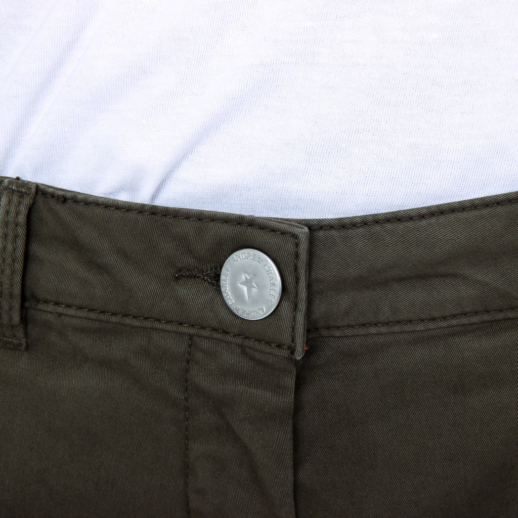 Andrew Charles Pantaloncini da donna verdi SAFIA