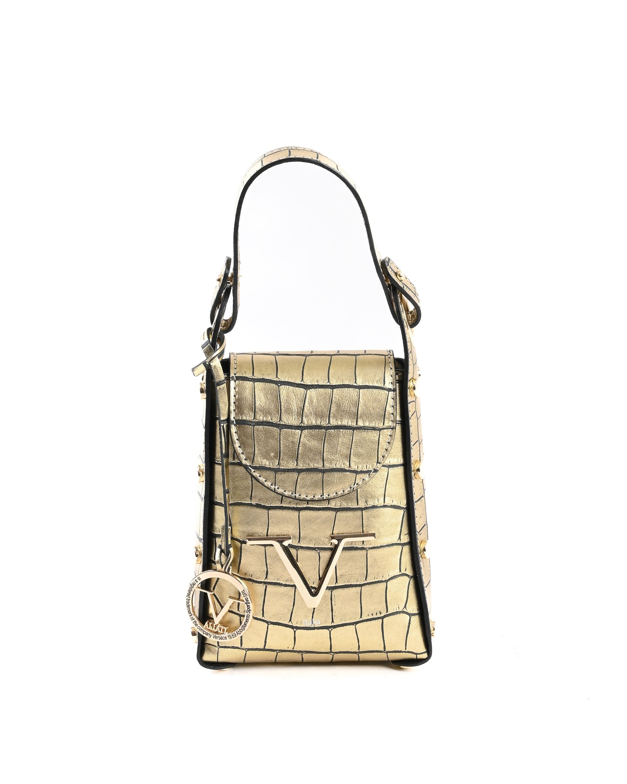 V Italia Borsa Mini Donna Oro V16-COC-GLD