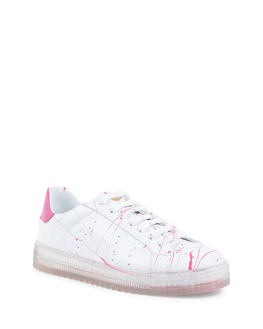 Sneaker Splatter - Bianco Fuxia