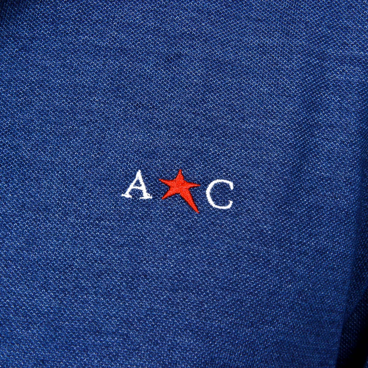 Andrew Charles Polo da uomo a maniche corte blu STEVE