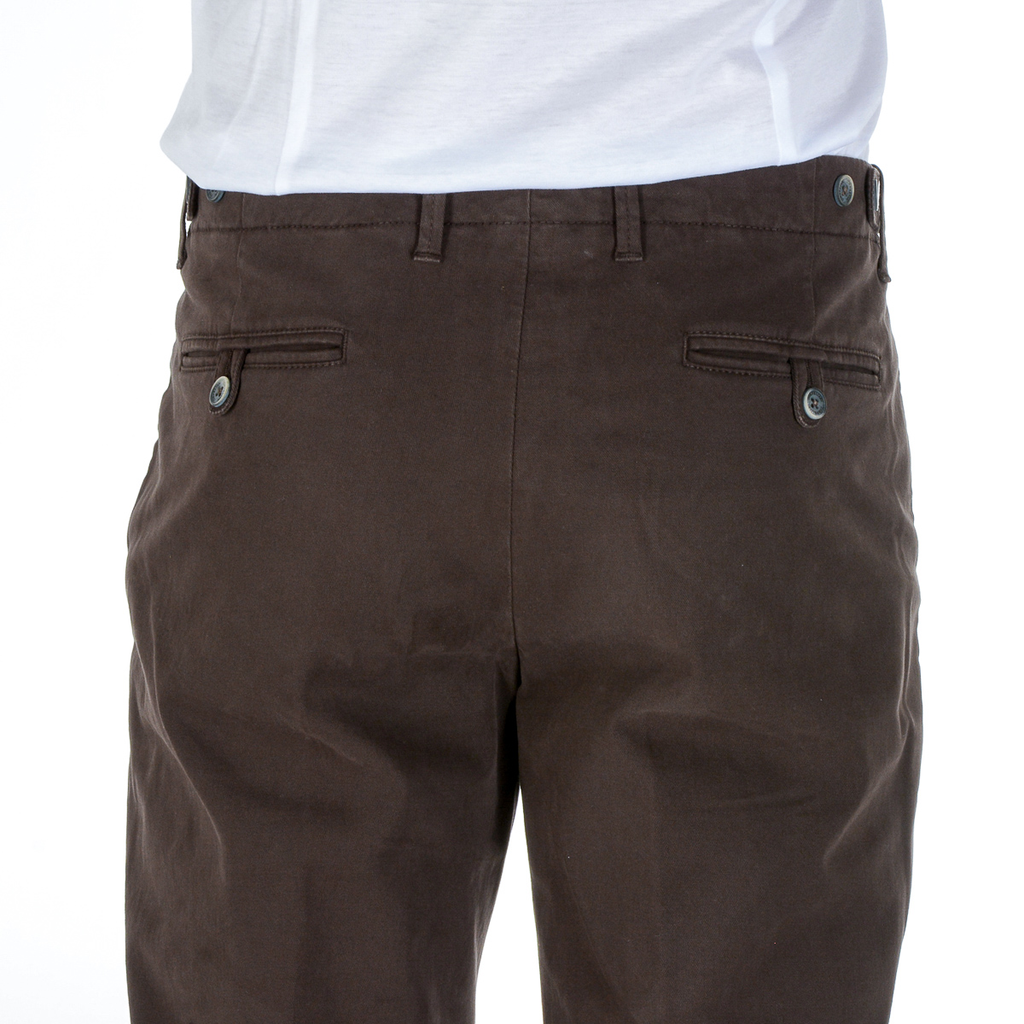 Corneliani Pantaloni Uomo Marrone
