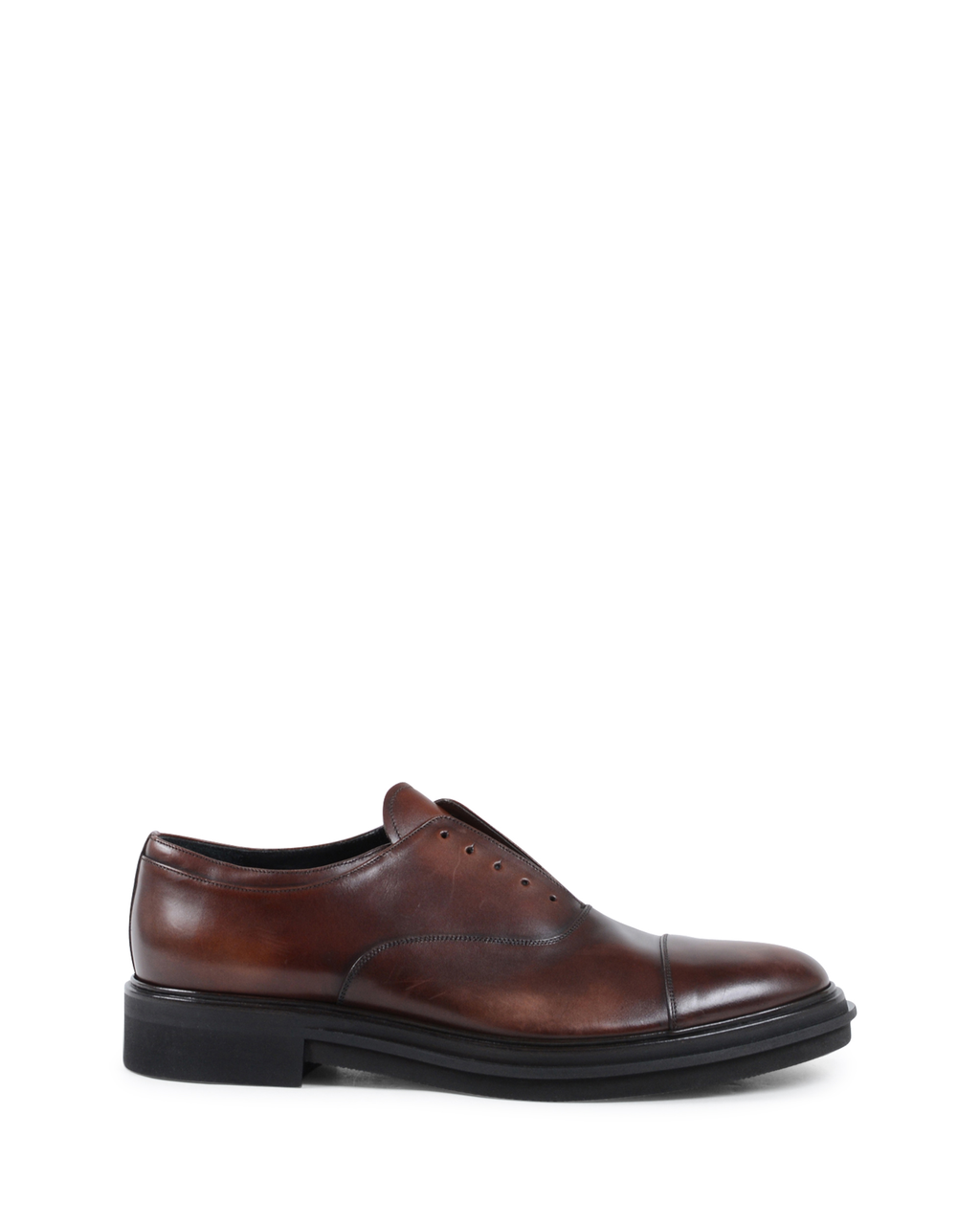 Scarpa classica da uomo Premiata Marrone 31105 DECO BRUCIATO