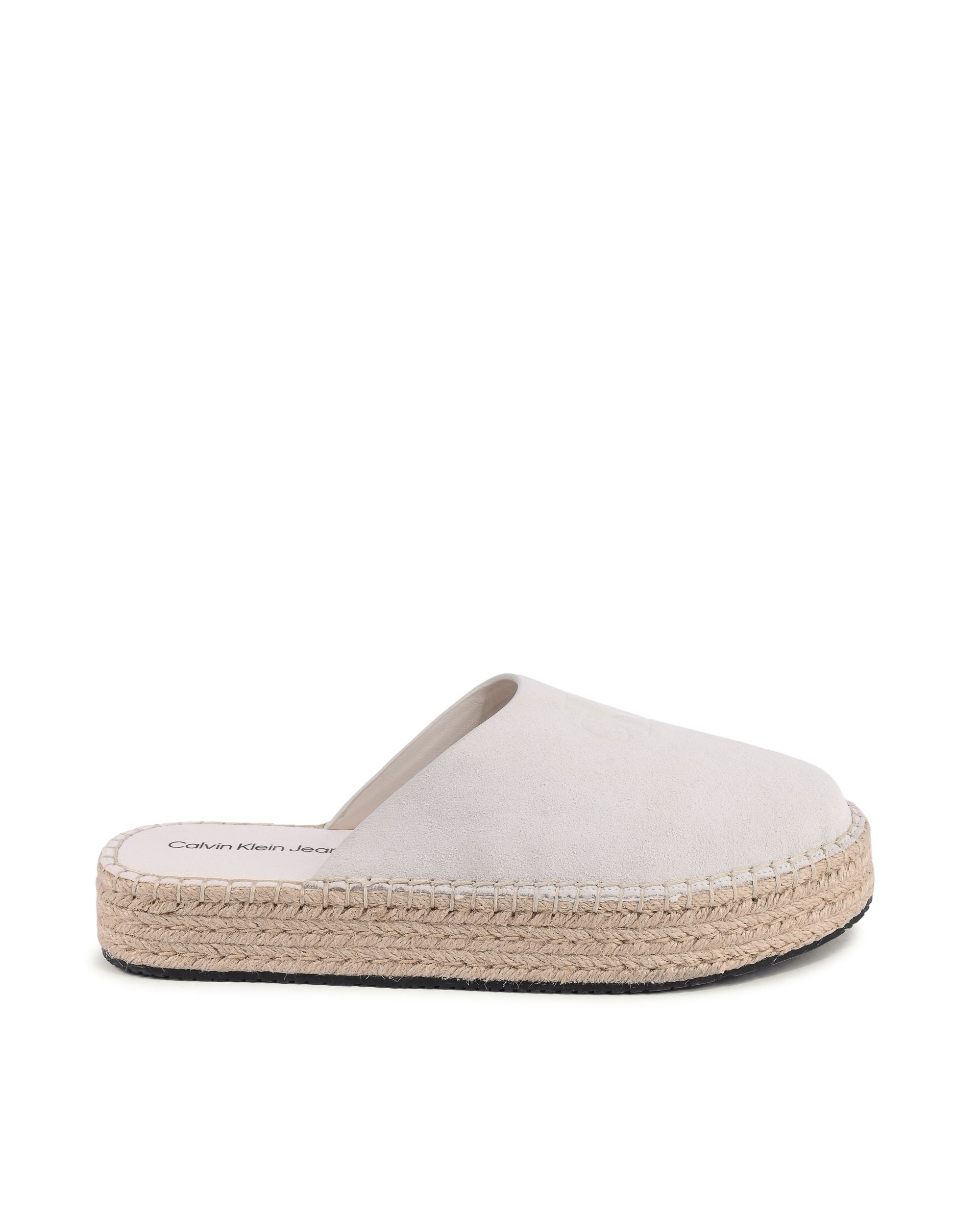 Espadrillas da donna Calvin Klein bianche YW0YW00986YBH