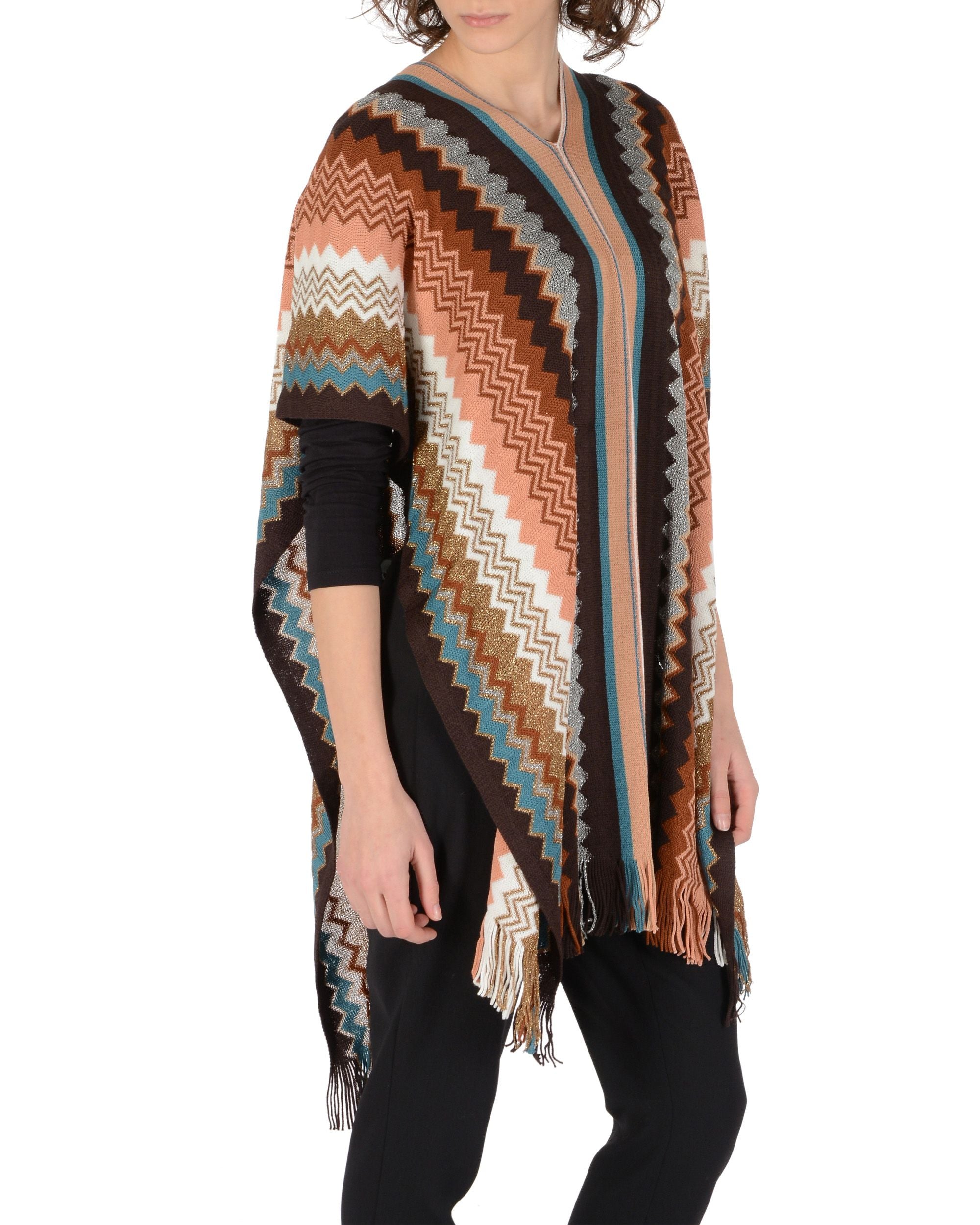 Missoni Donna Poncho Multicolore PO74WMD68100004