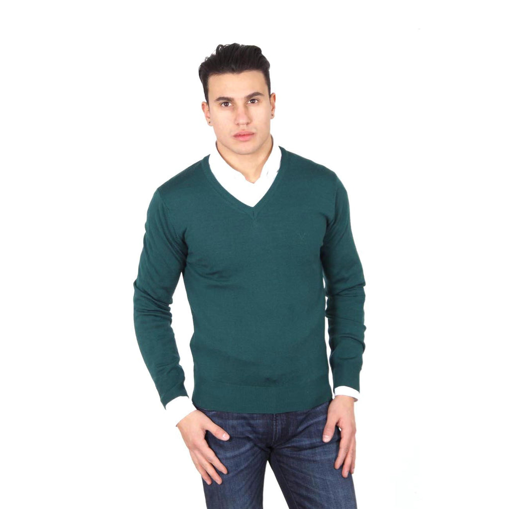 Maglione uomo scollo a V V 1969 Italia 9801 SCOLLO V VERDONE