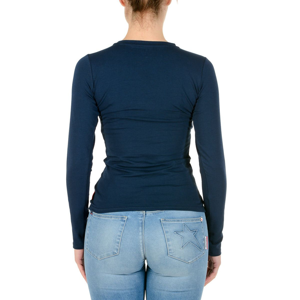 Andrew Charles By Andy Hilfiger T-shirt da donna LS TS602 031002 PHENIX NAVY 003