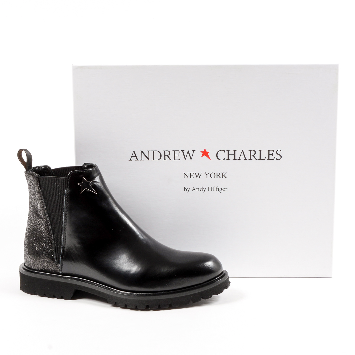 Stivaletti da donna Andrew Charles neri CHRISTINA