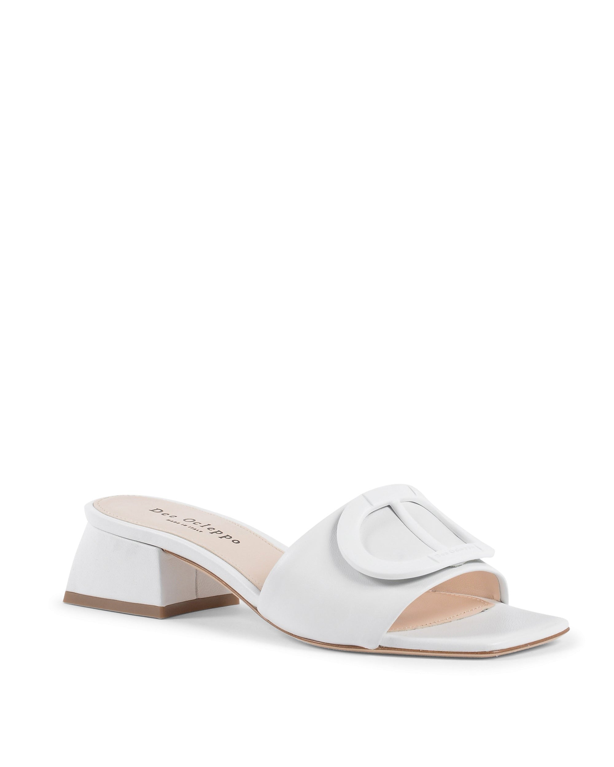 Dizzy Logo Mule - Bianco