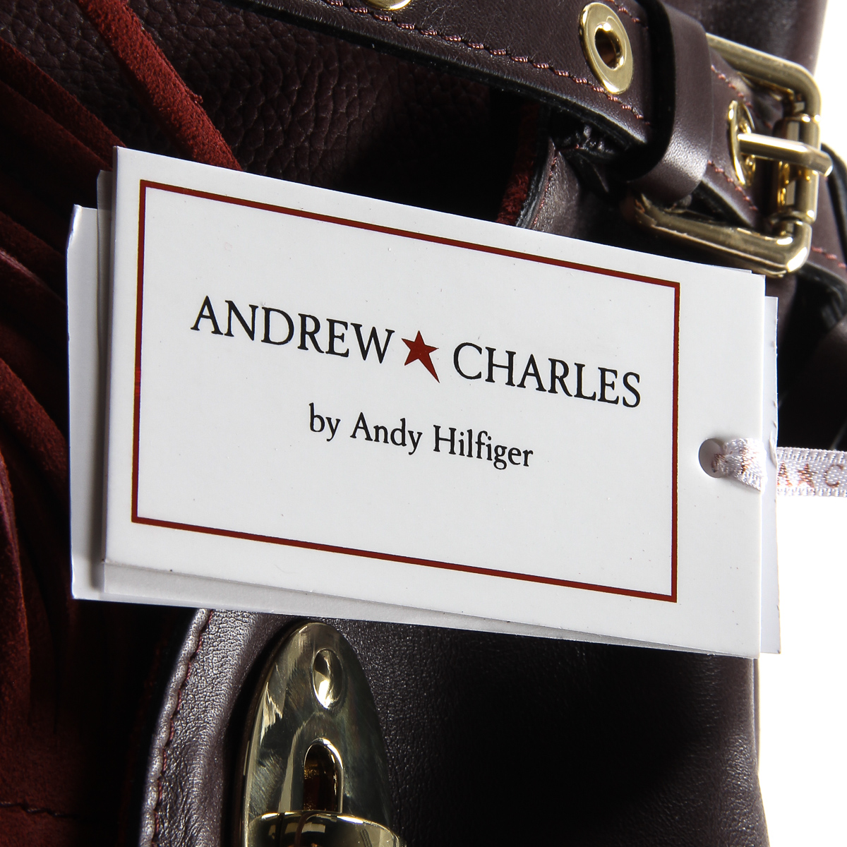 Borsa a mano da donna Andrew Charles Bordeaux LUCY