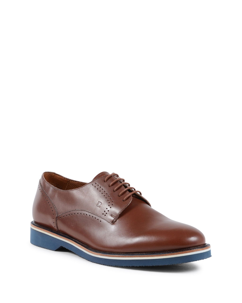 Scarpe stringate da uomo Fratelli Rossetti Marrone 45853 GALVESTON MANDORLA