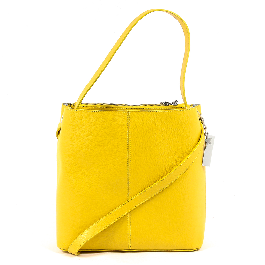 Borsa a mano da donna Andrew Charles gialla KYLA