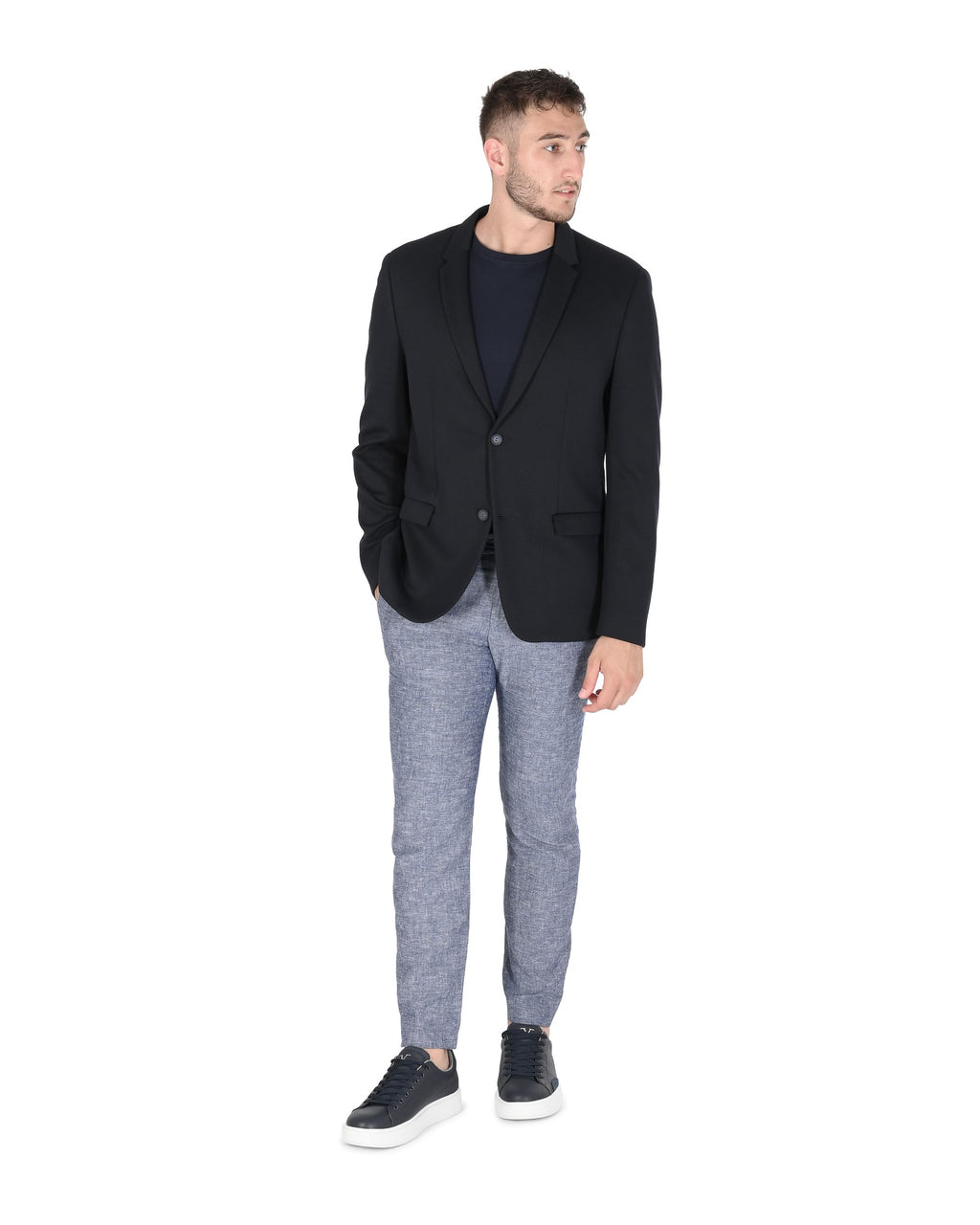 Calvin Klein Blazer da uomo blu K1IK101532478