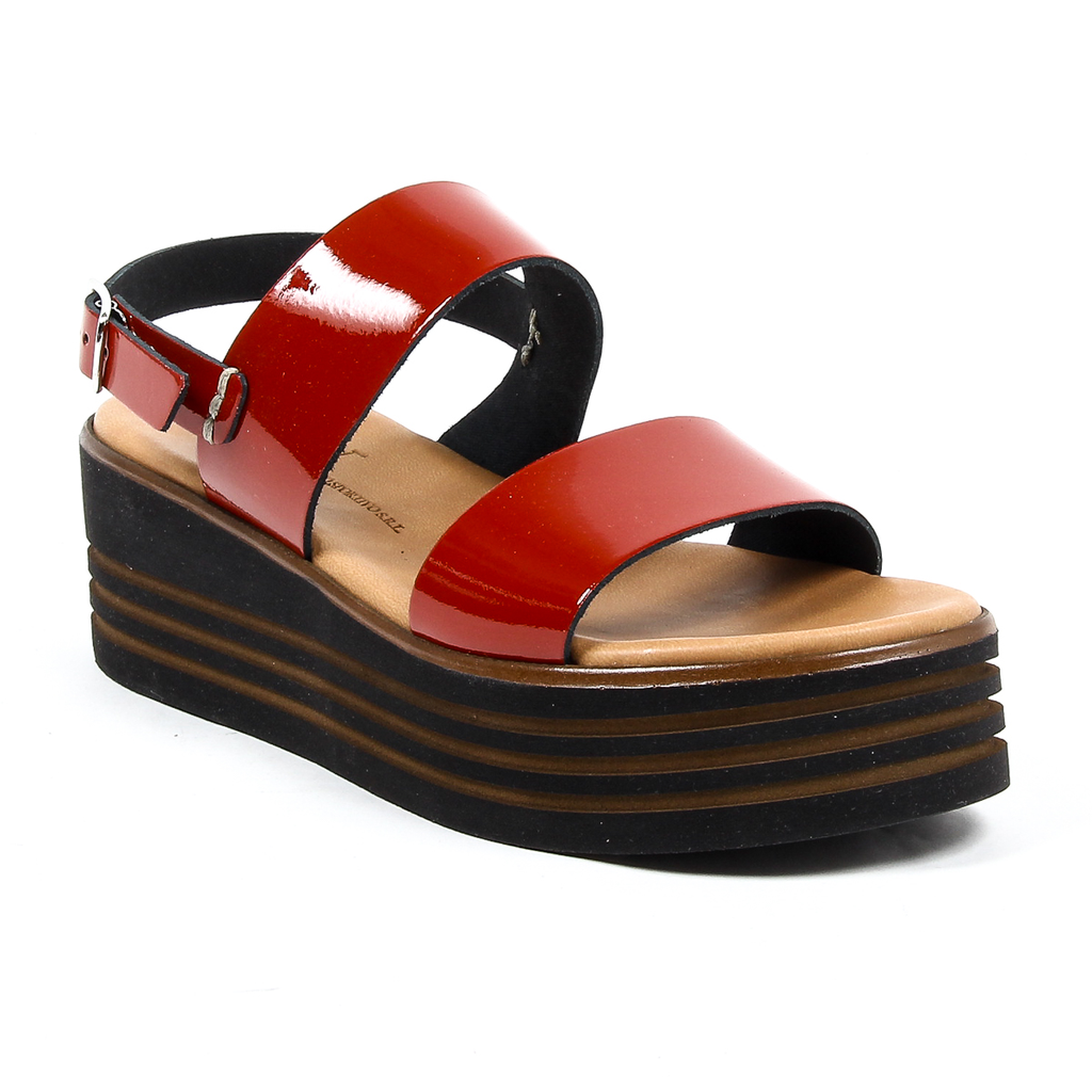 Sandalo flatform da donna V 1969 Italia