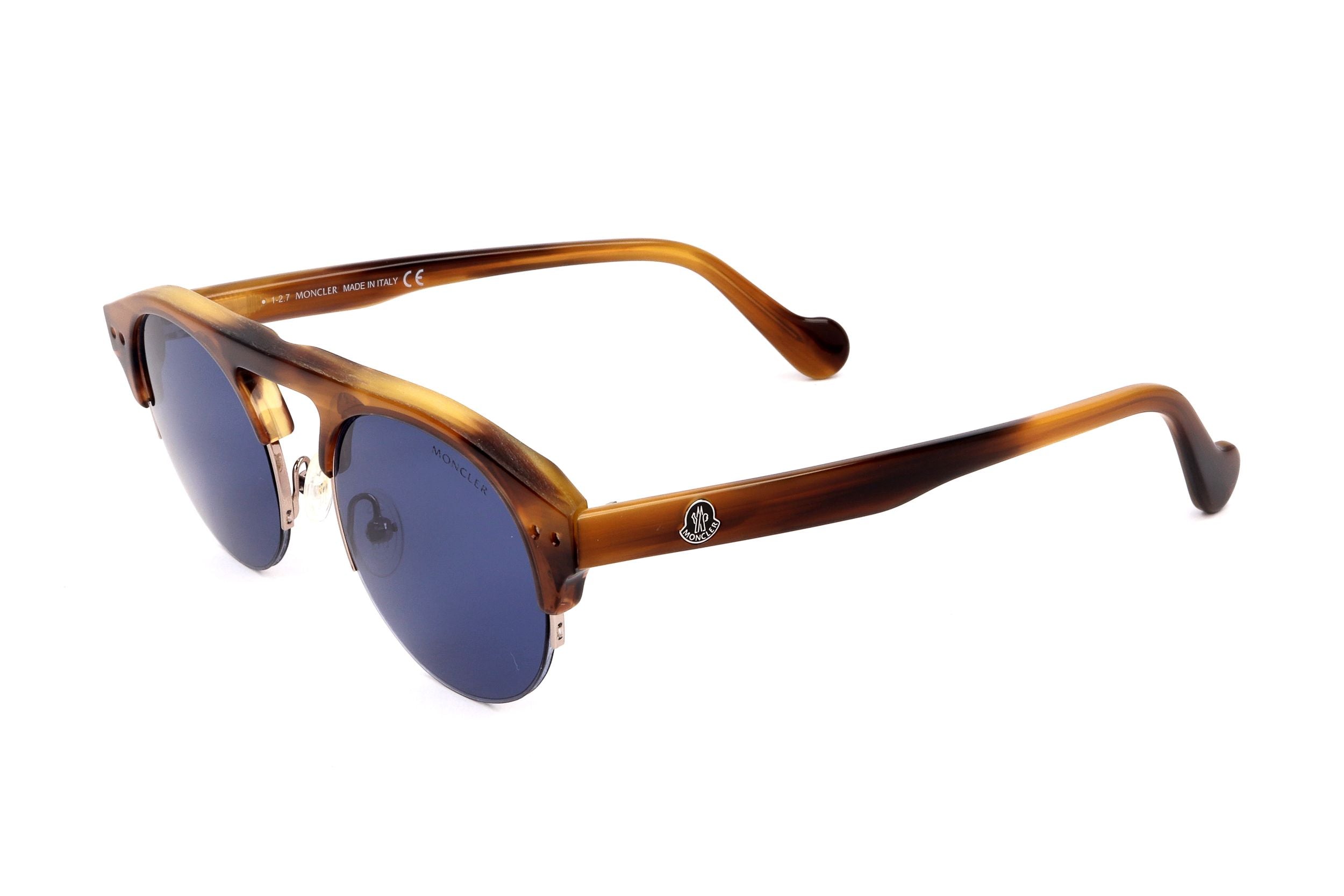 Occhiali da sole da uomo Moncler ML0071 47V 49 21 150 MARRONE CHIARO
