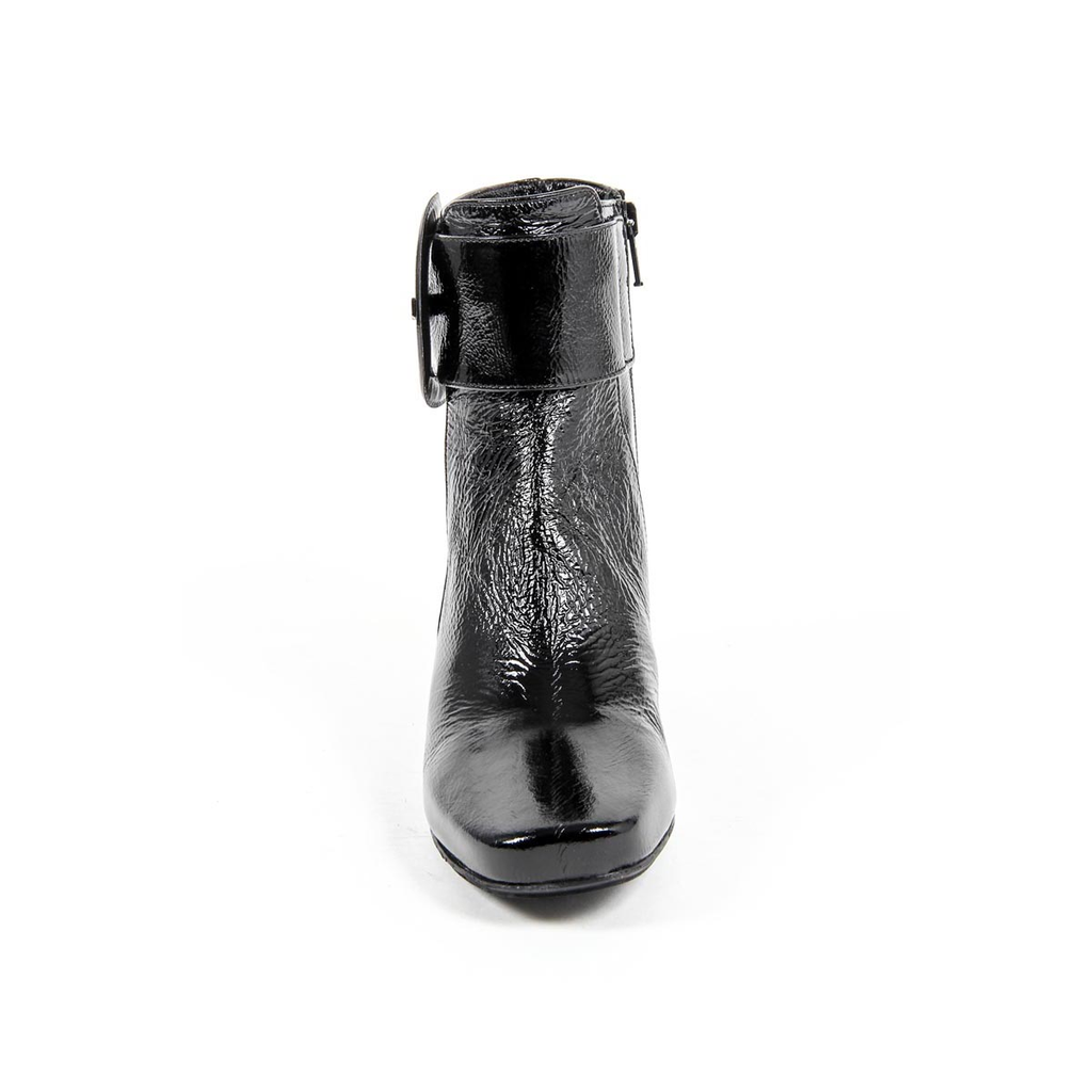 V 1969 Italia Stivaletto con tacco da donna B2484 FINISH NERO