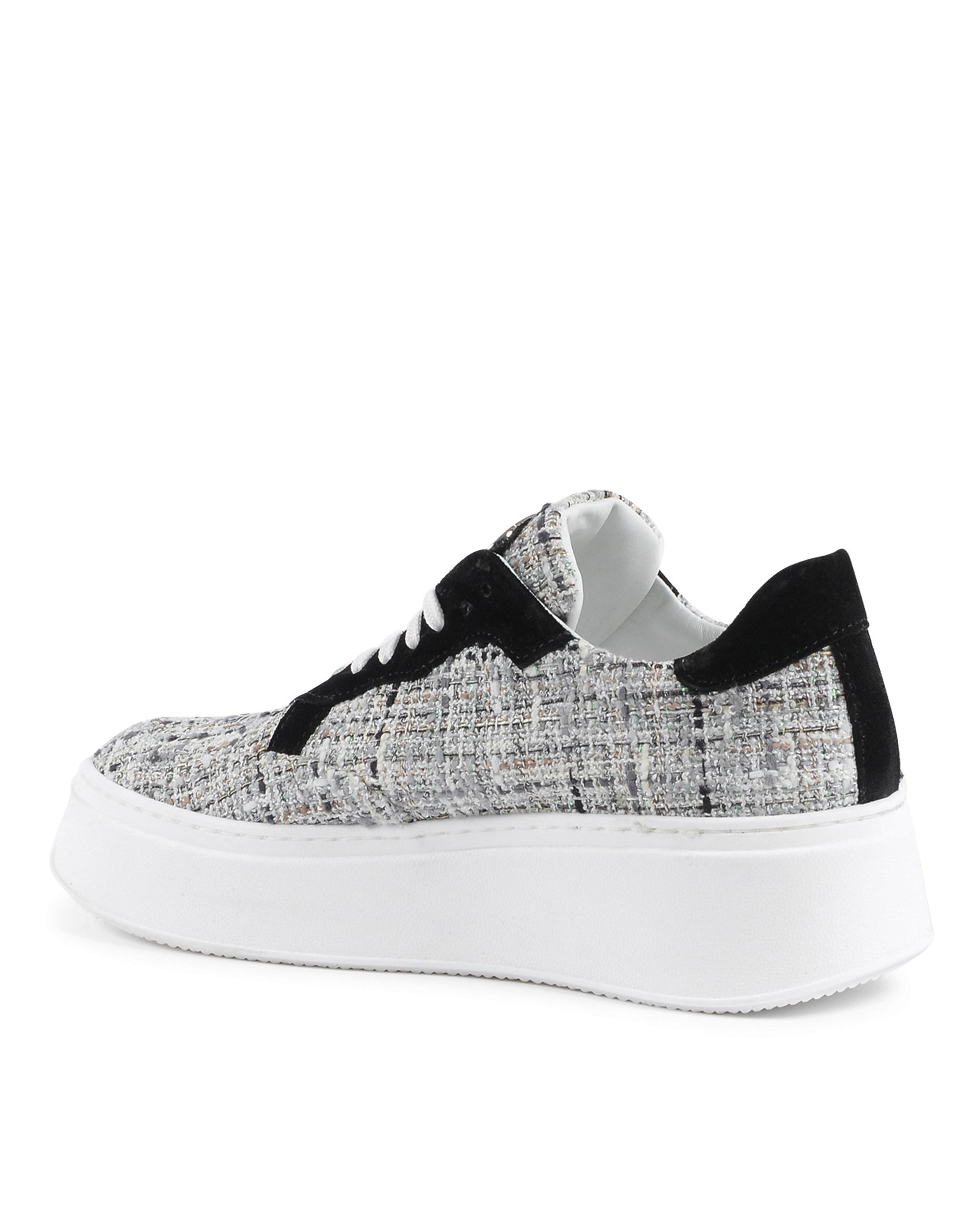 Sneaker Challenging Boucle - Nero