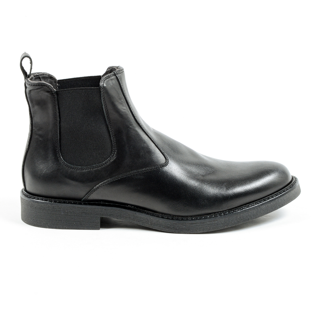 V 1969 Italia Stivaletto Uomo Nero HIERRO