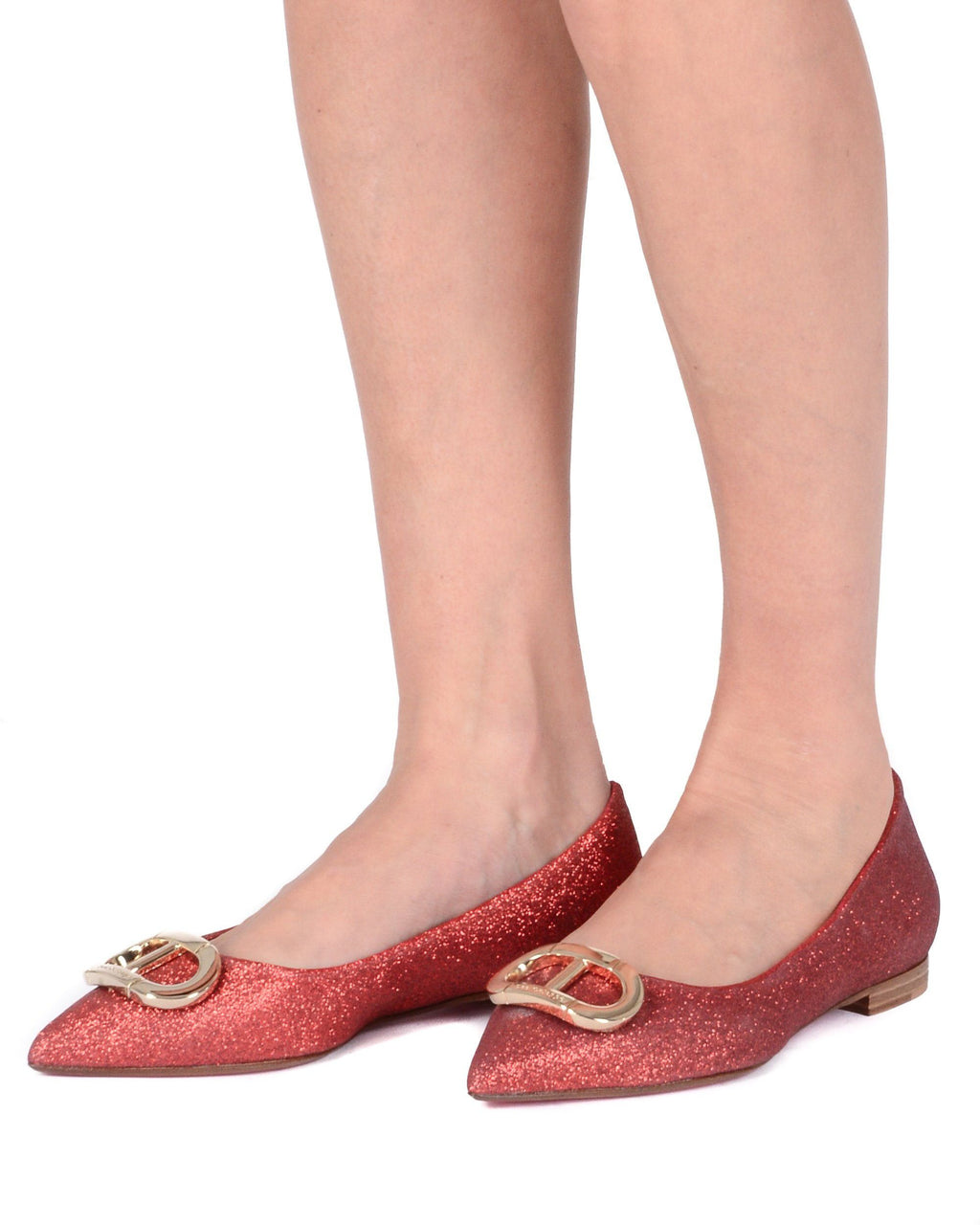 Ballerina brillante rosso brillante