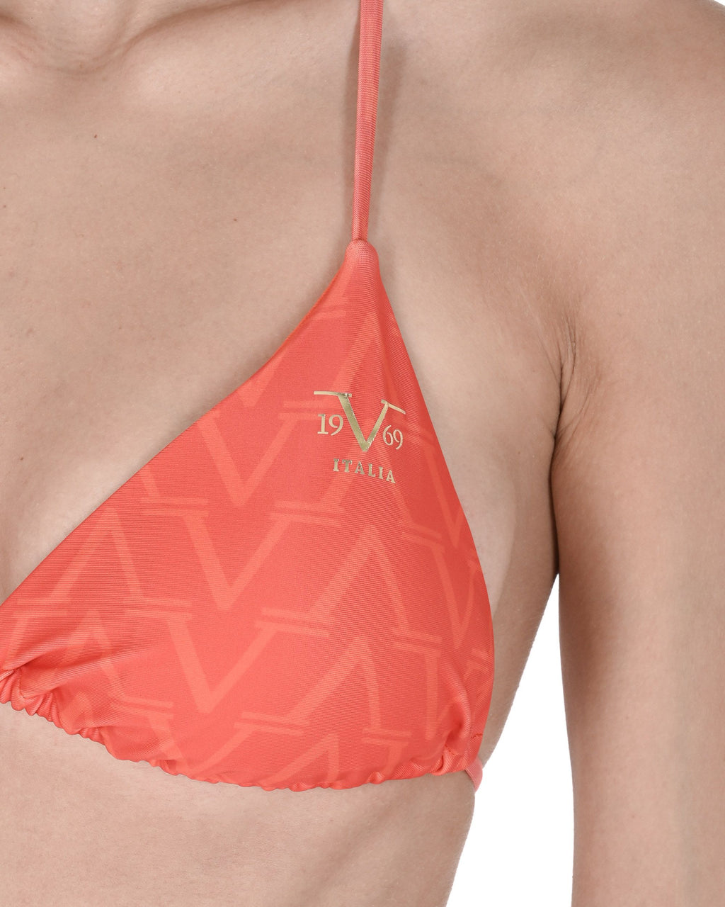 19V69 Italia Top da bagno da donna VSC1WTP08 ROSSO