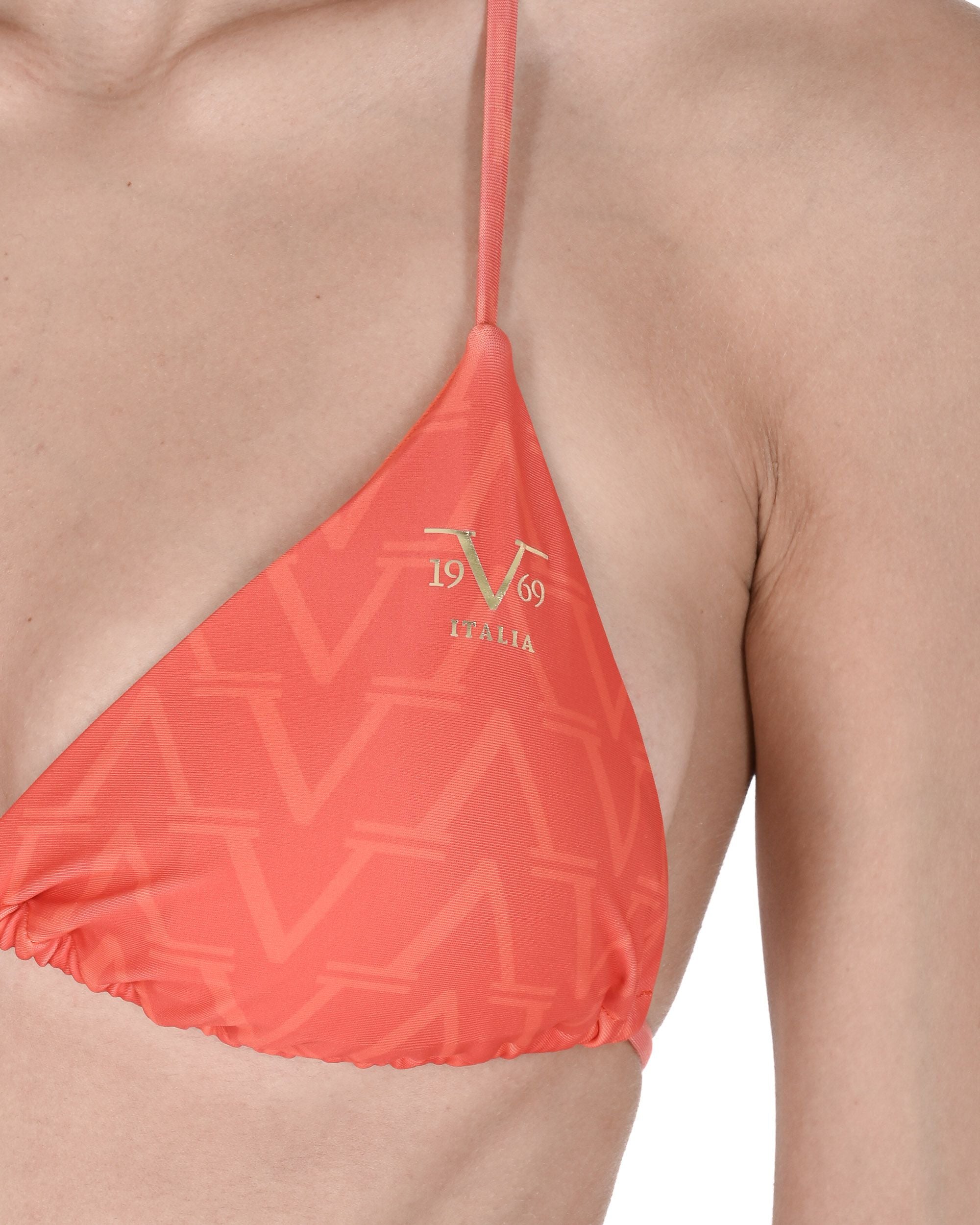 19V69 Italia Top da bagno da donna VSC1WTP08 ROSSO